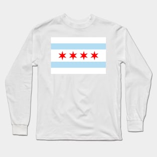 Flag of Chicago Long Sleeve T-Shirt